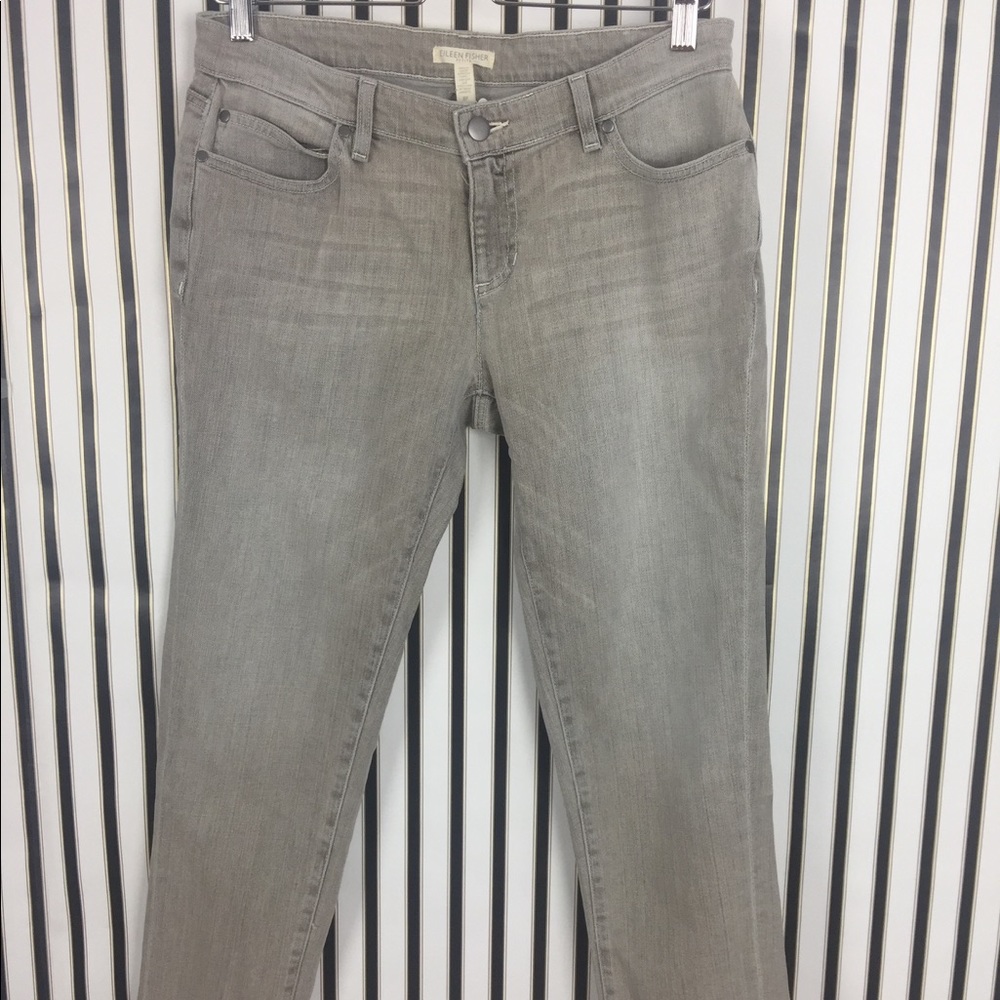 Eileen Fisher Vintage Gray Boyfriend Jeans